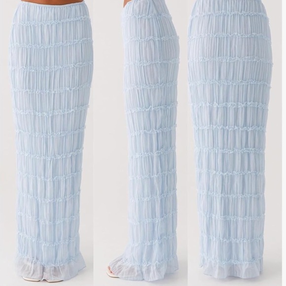 Amazon Light Blue Maxi Skirt Set - Picture 3 of 3